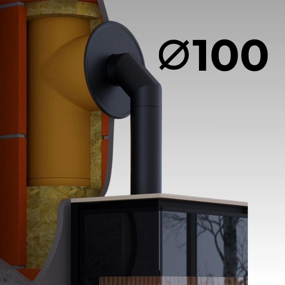 TUBULATURA PREMIUM PELETI FI100 - SEMINEE / SOBE